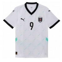 Camiseta Austria Marcel Sabitzer #9 Visitante Equipación Eurocopa 2024 manga corta